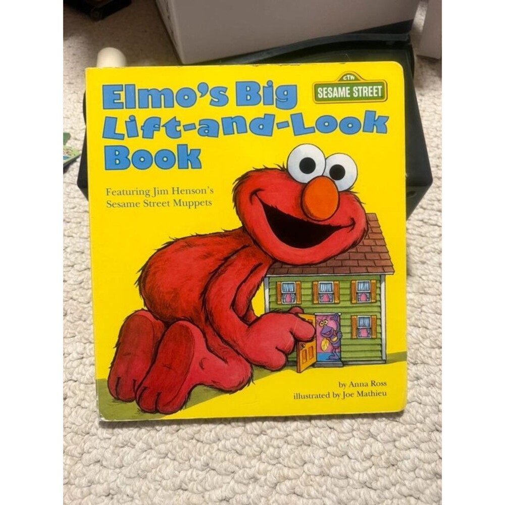 1994 Elmo Lift Flap Book